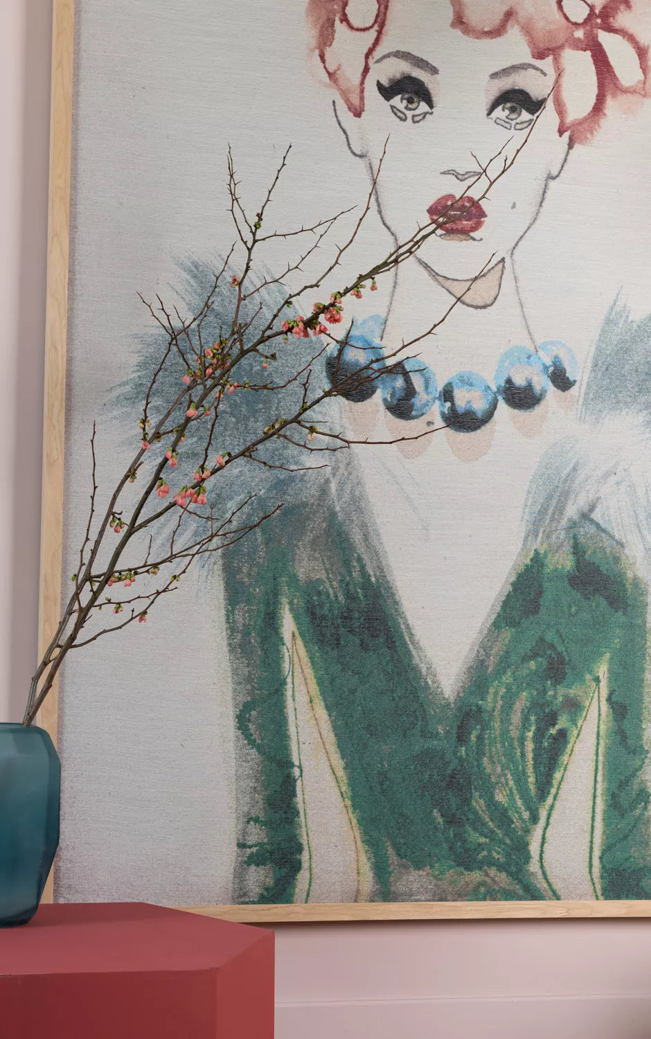 Julia – Textielkunstwerk van Margot van Huijkelom | MONDiART Collectie
