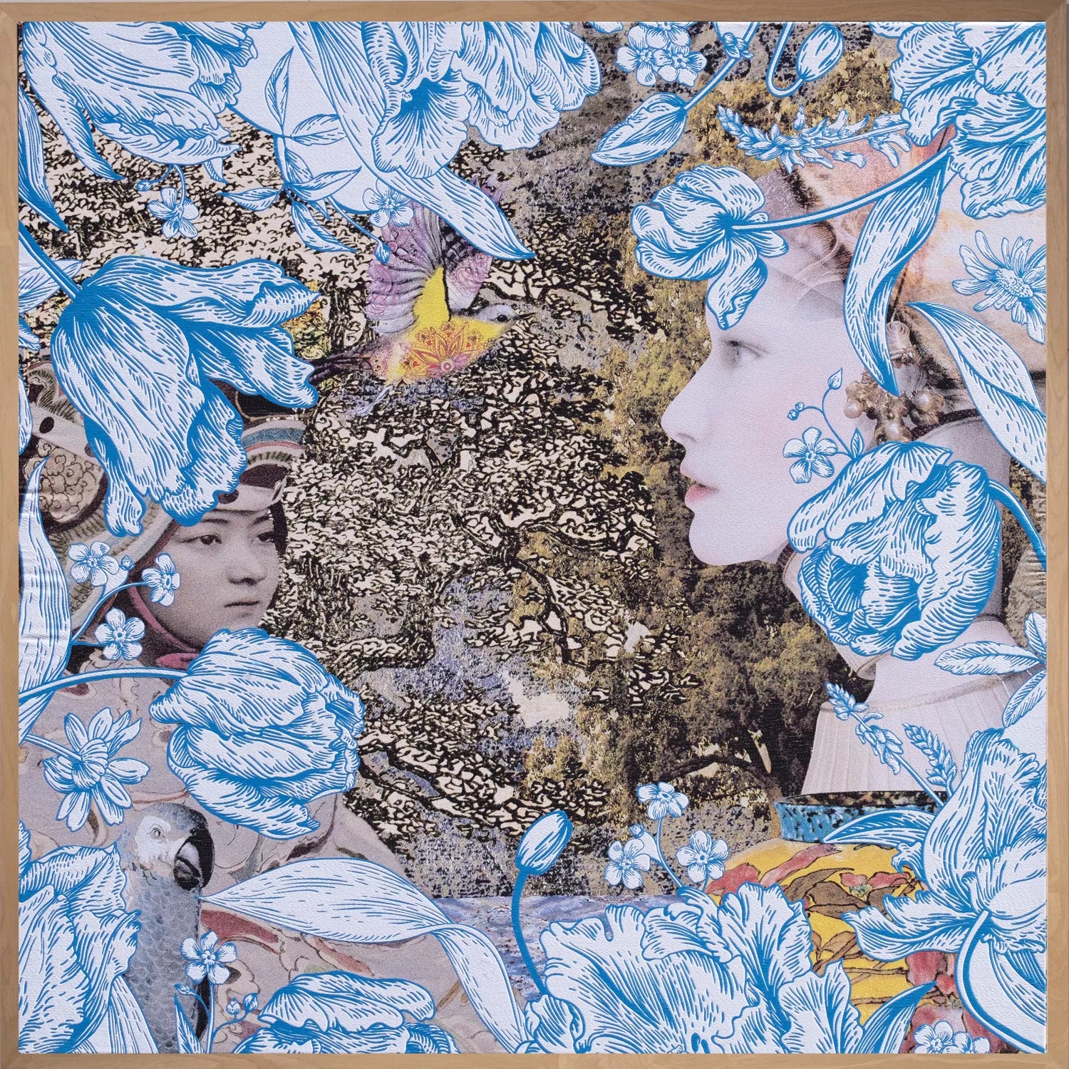 Myth of Tulips – Textielkunstwerk van Bas! | MONDiART Collectie