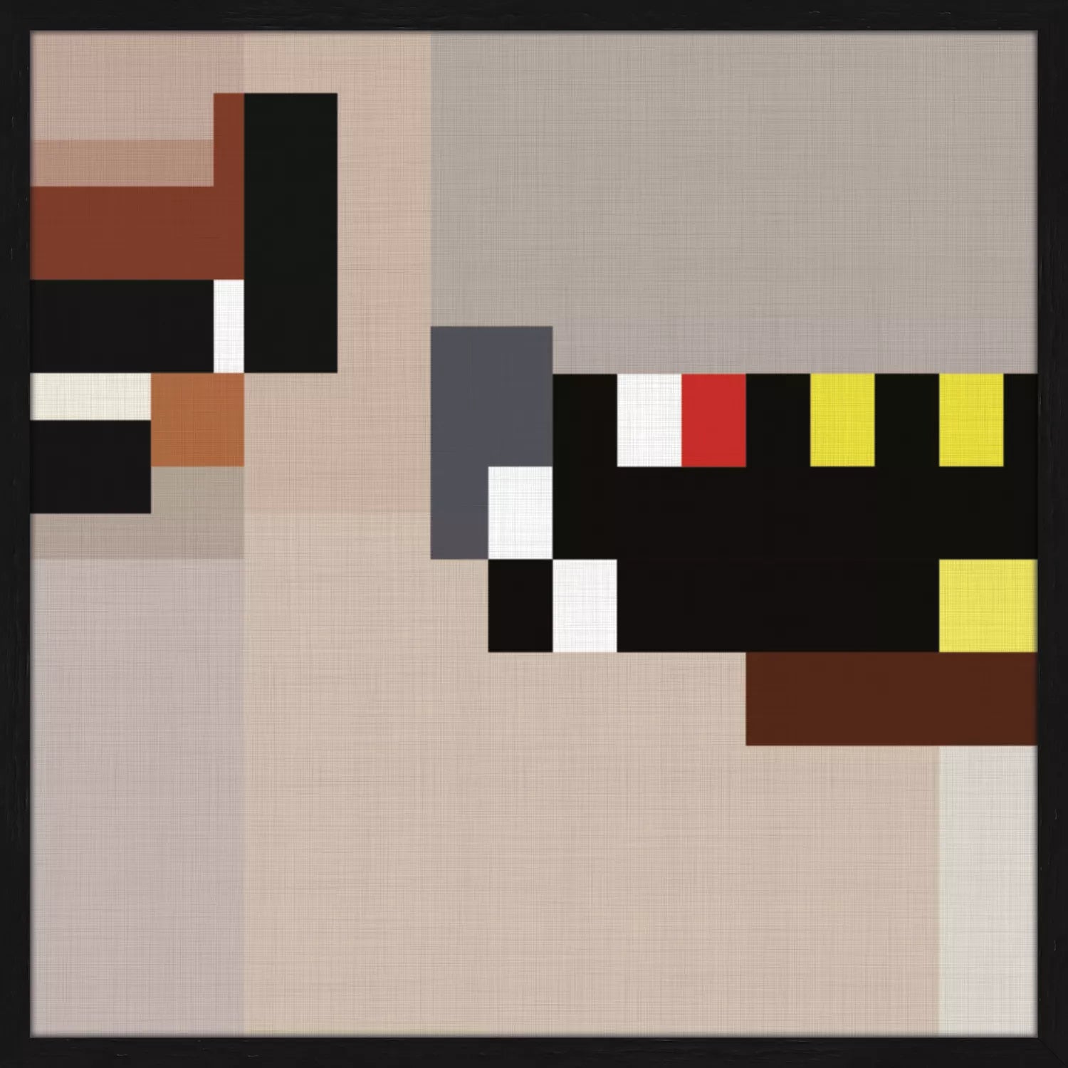 Pestvogel geweven kunst