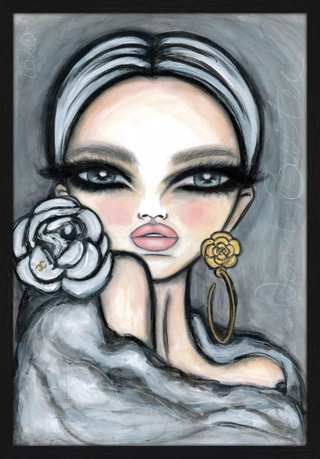 Camelia – Textielkunstwerk van Wendy Buiter | MONDiART Collectie