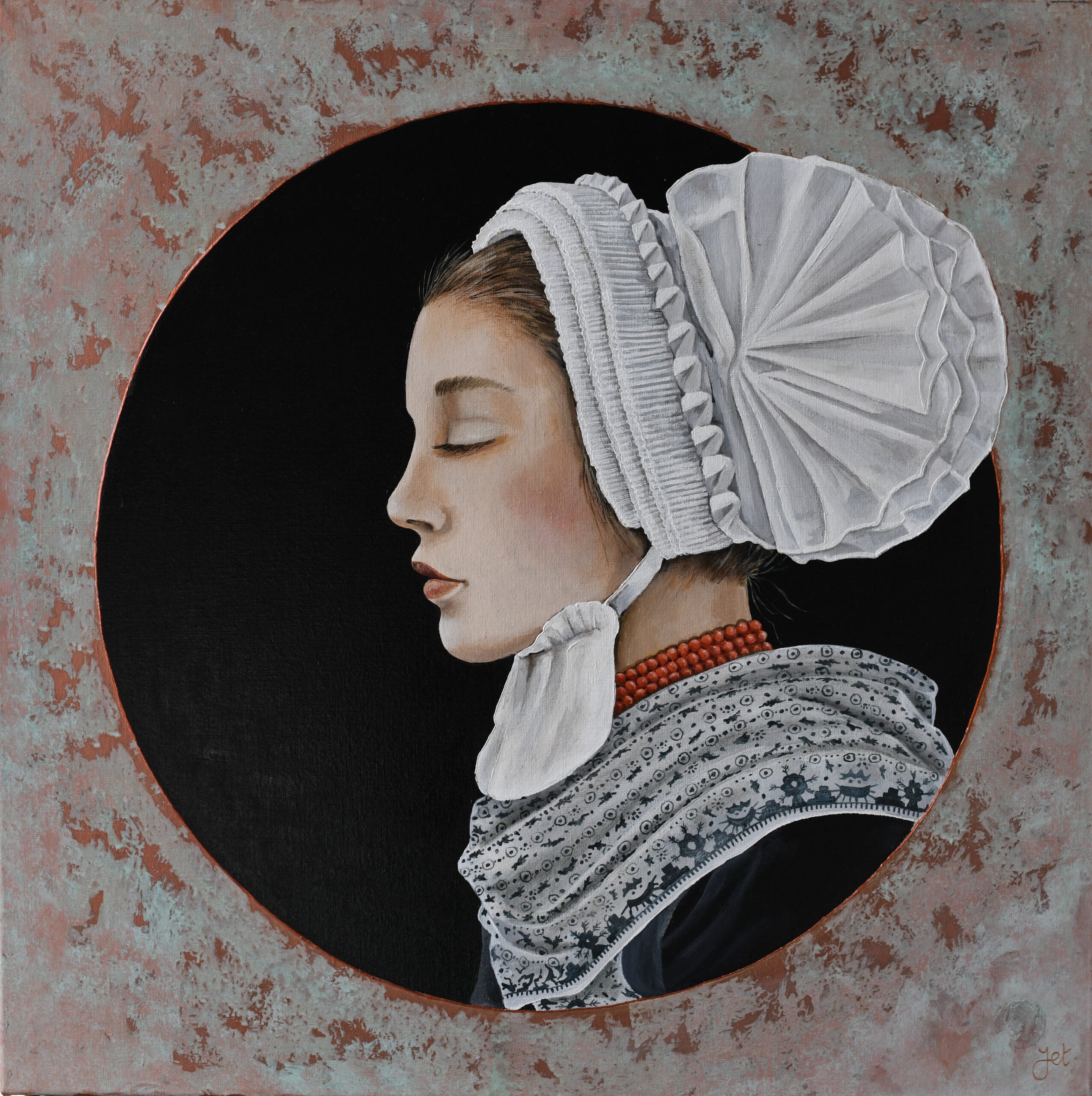 Originele schilderij Janna