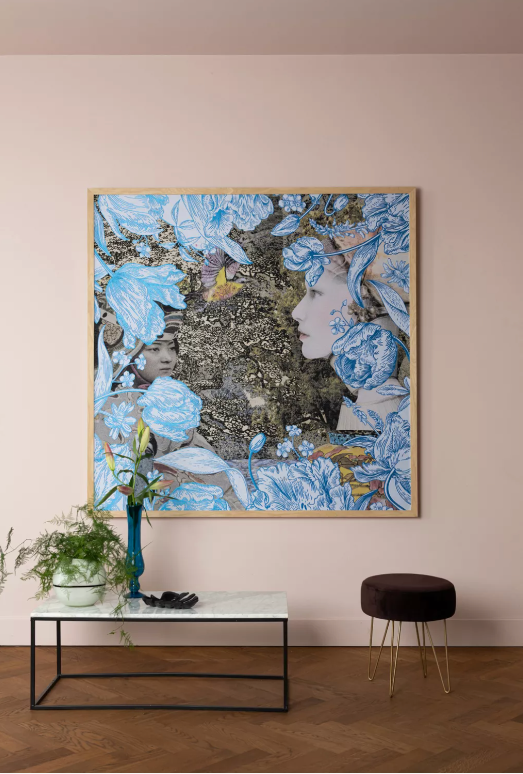 Myth of Tulips – Textielkunstwerk van Bas! | MONDiART Collectie