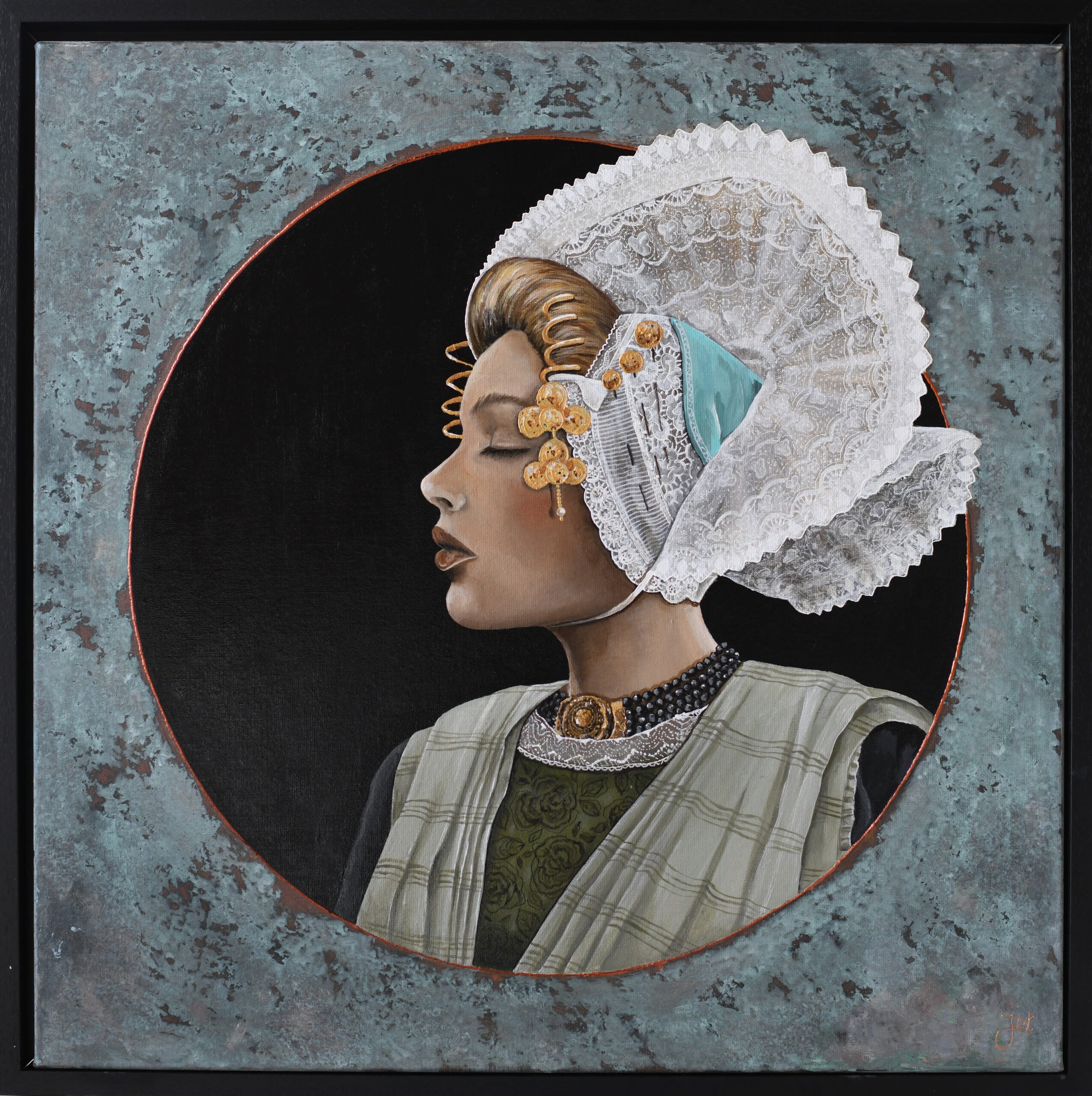 Originele schilderij Trijntje