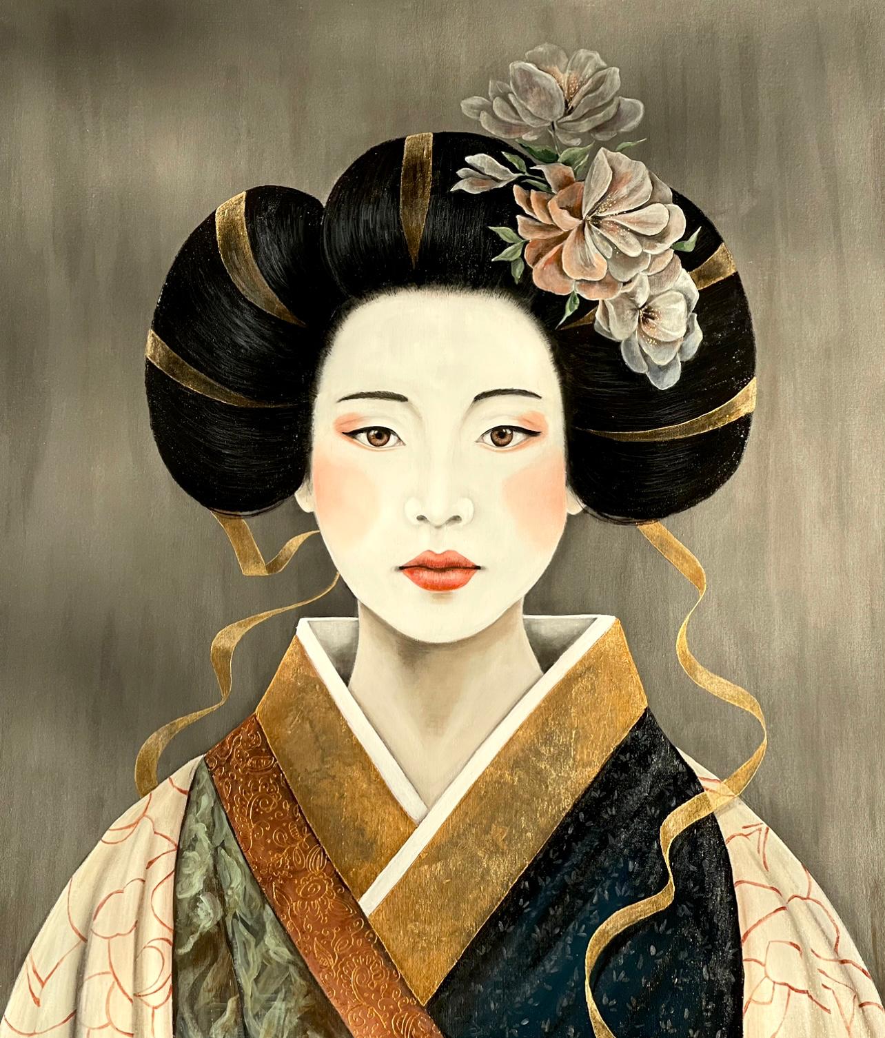 Originele schilderij Minako