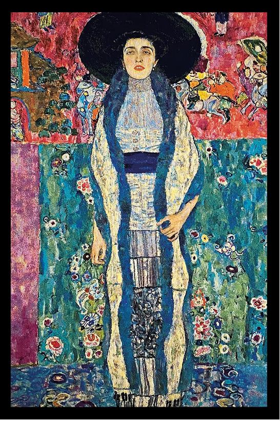 Adele Klimt – Gobelin geweven textielkunstwerk van Gustav Klimt | Vintique Interiors