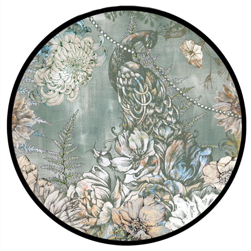 Floral Peacock