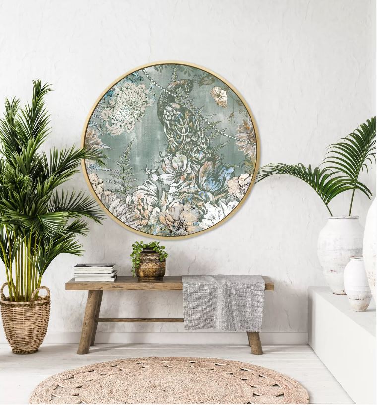 Floral Peacock
