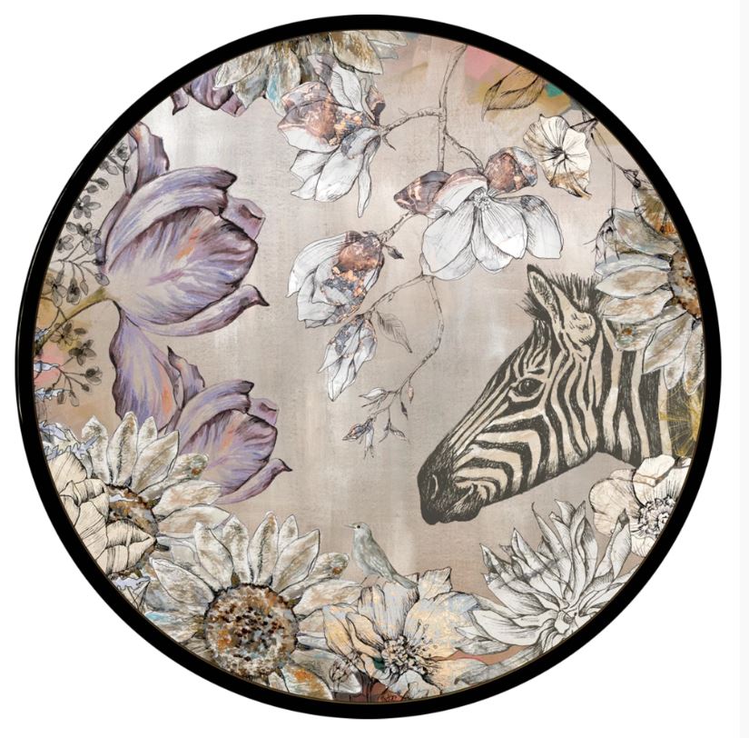 Floral Zebra